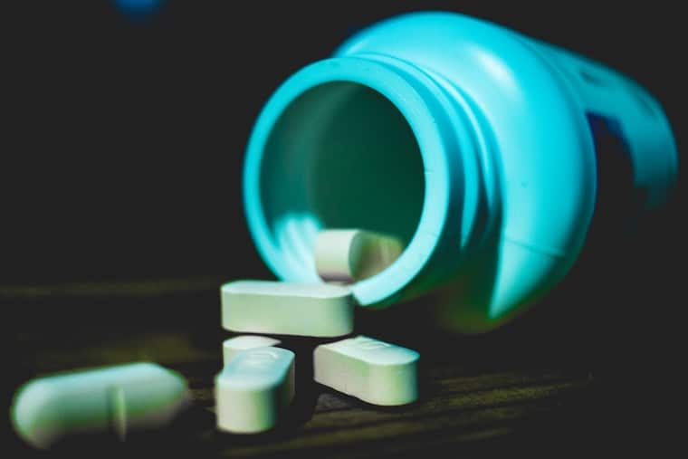 Bottle of pills.