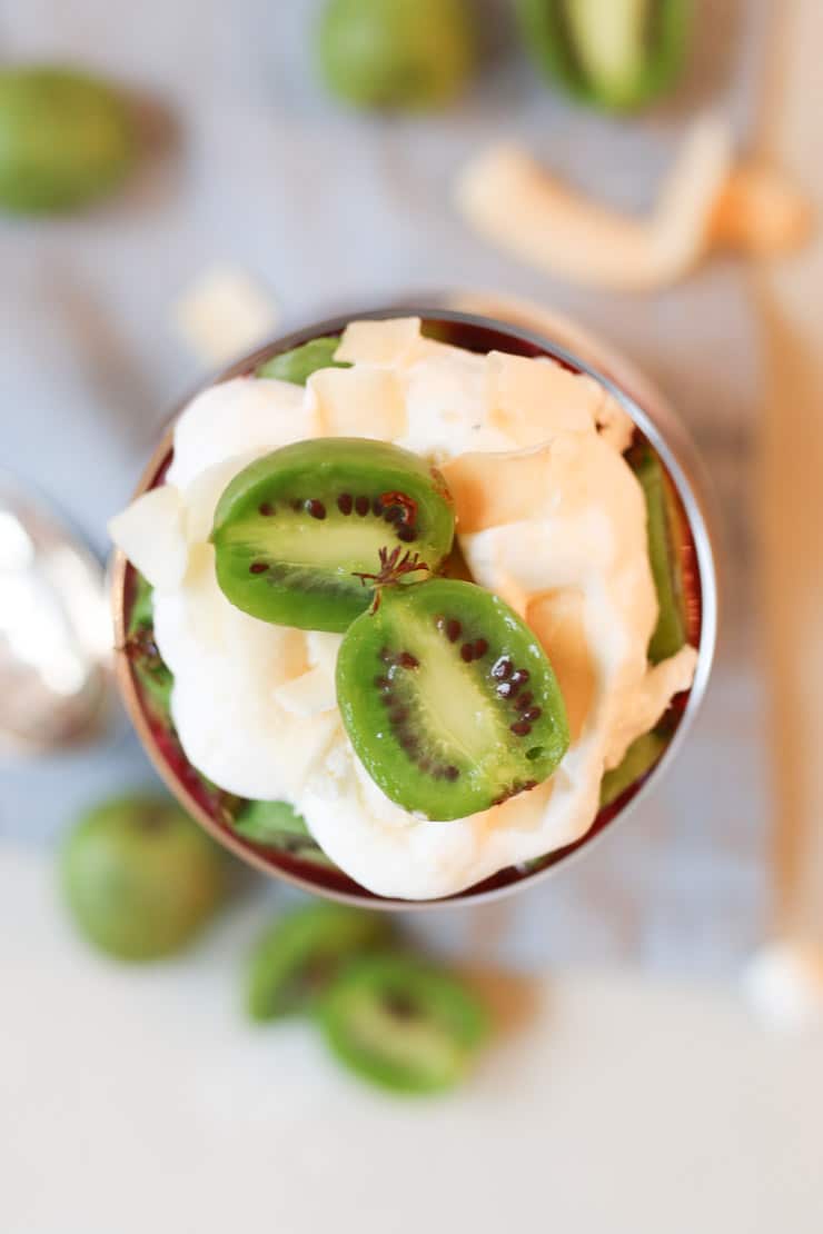 Nergi berry parfait.